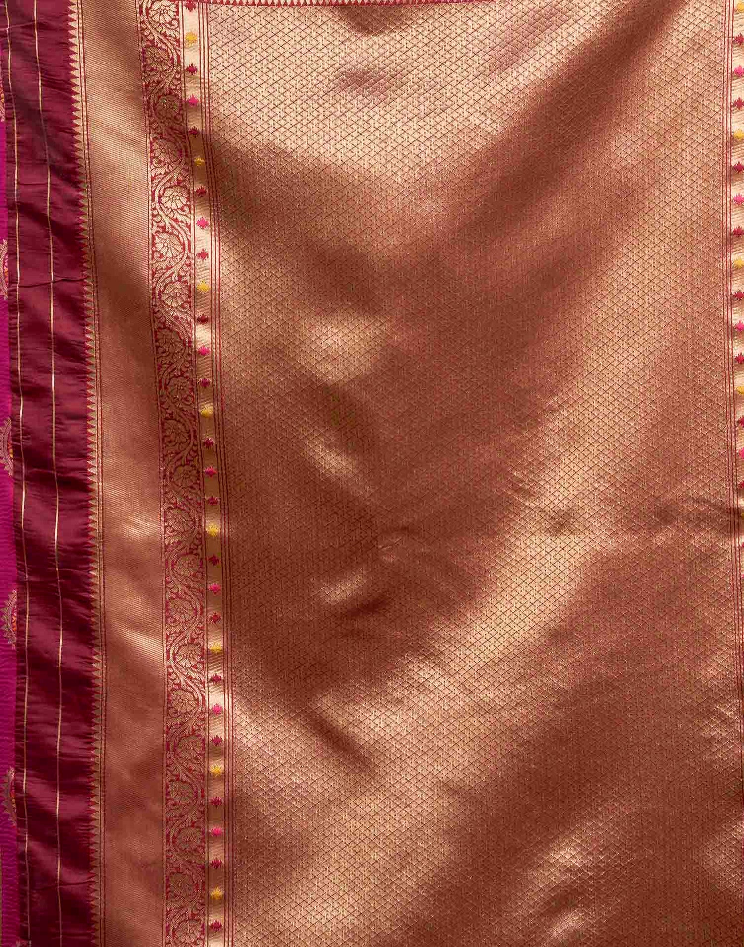 Golden Silk Woven Banarasi Saree