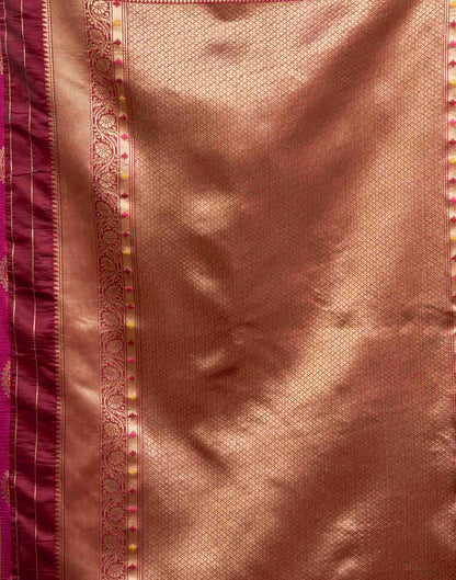 Golden Silk Woven Banarasi Saree