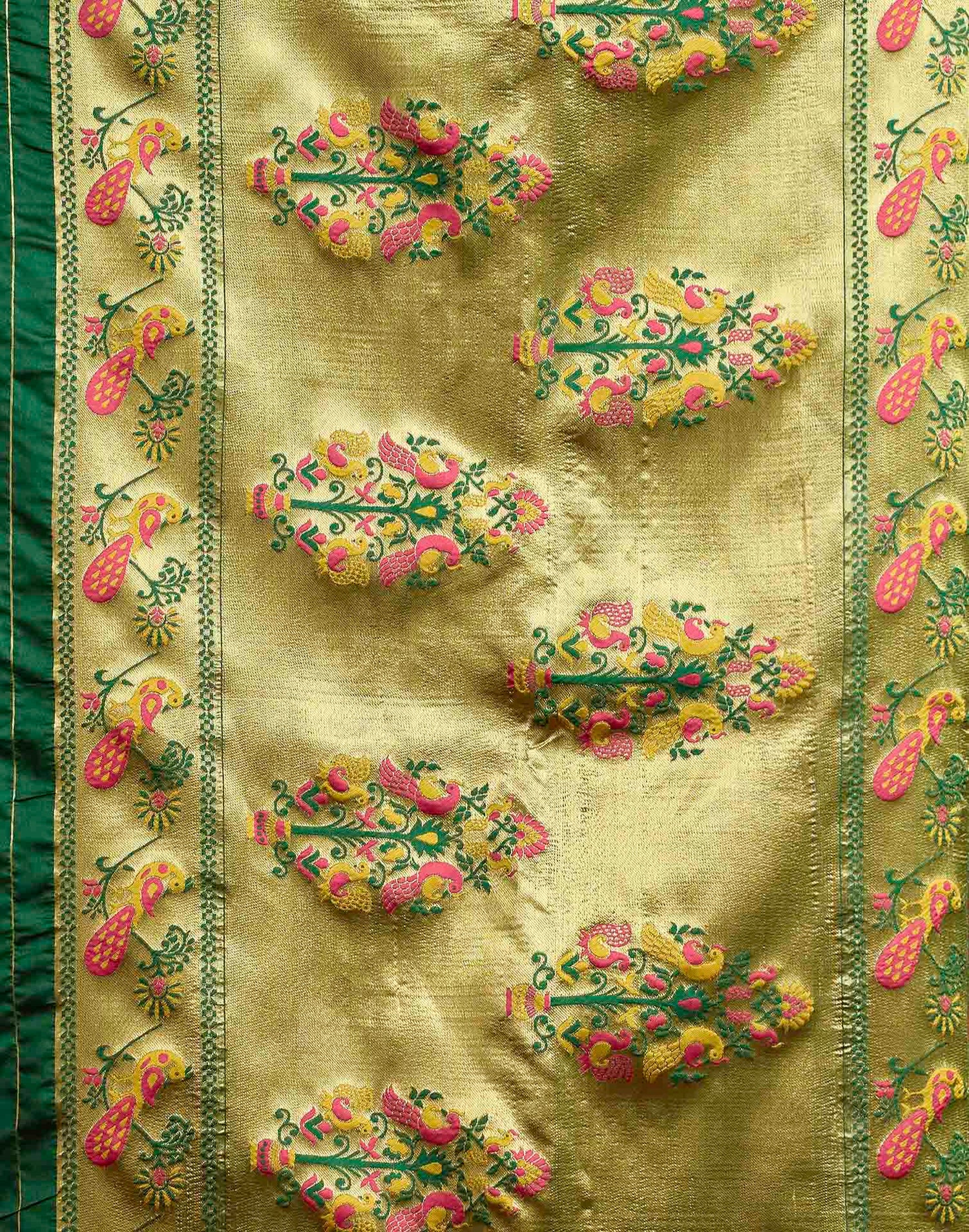 Green Silk Woven Paithani Saree