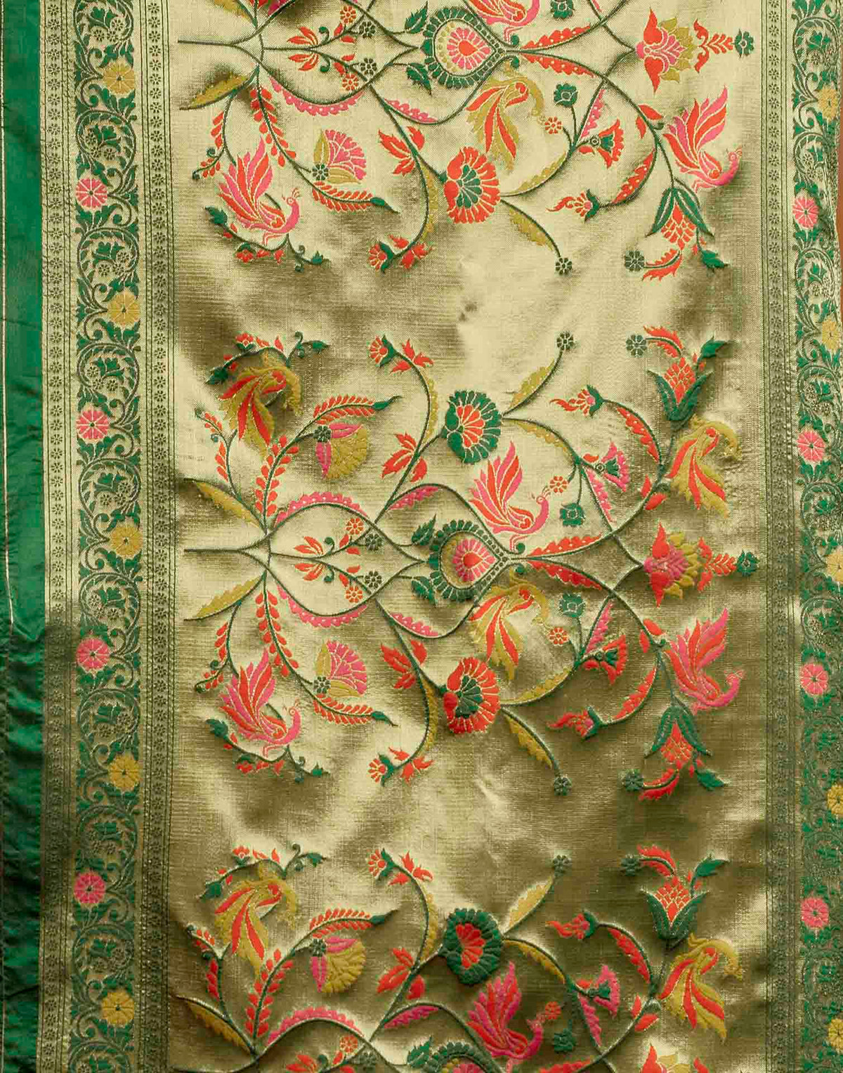Green Silk Woven Paithani Saree