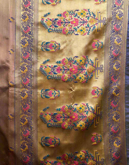 Blue Silk Woven Paithani Saree