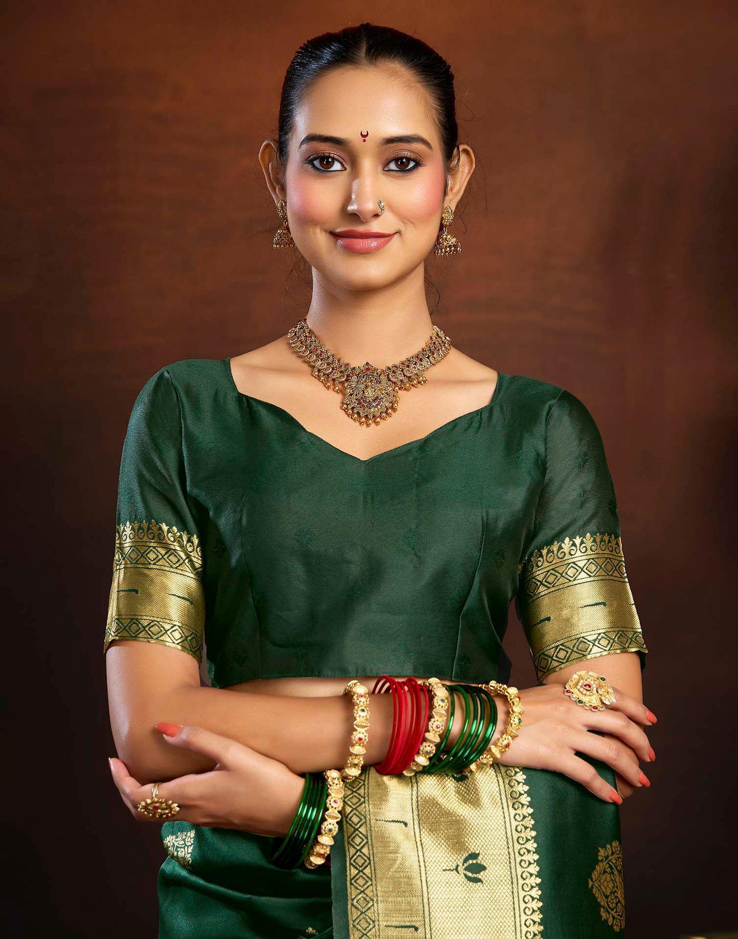 Green Silk Woven Paithani Saree
