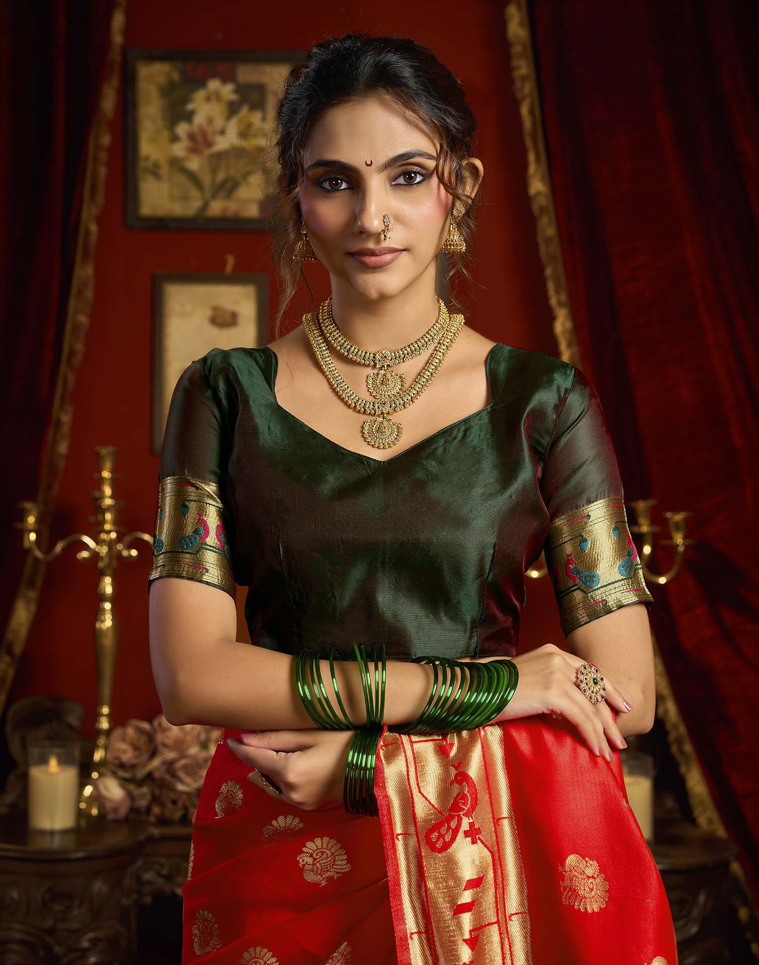 Pink Silk Woven Paithani Saree