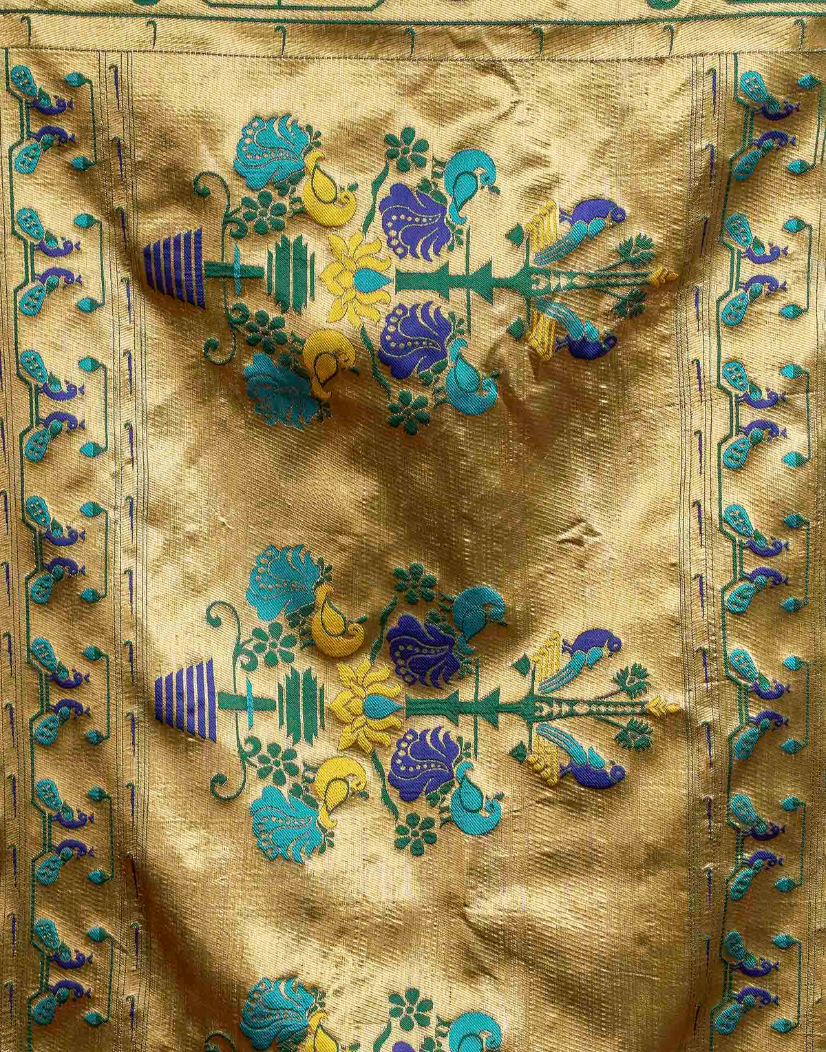 Pink Silk Woven Paithani Saree