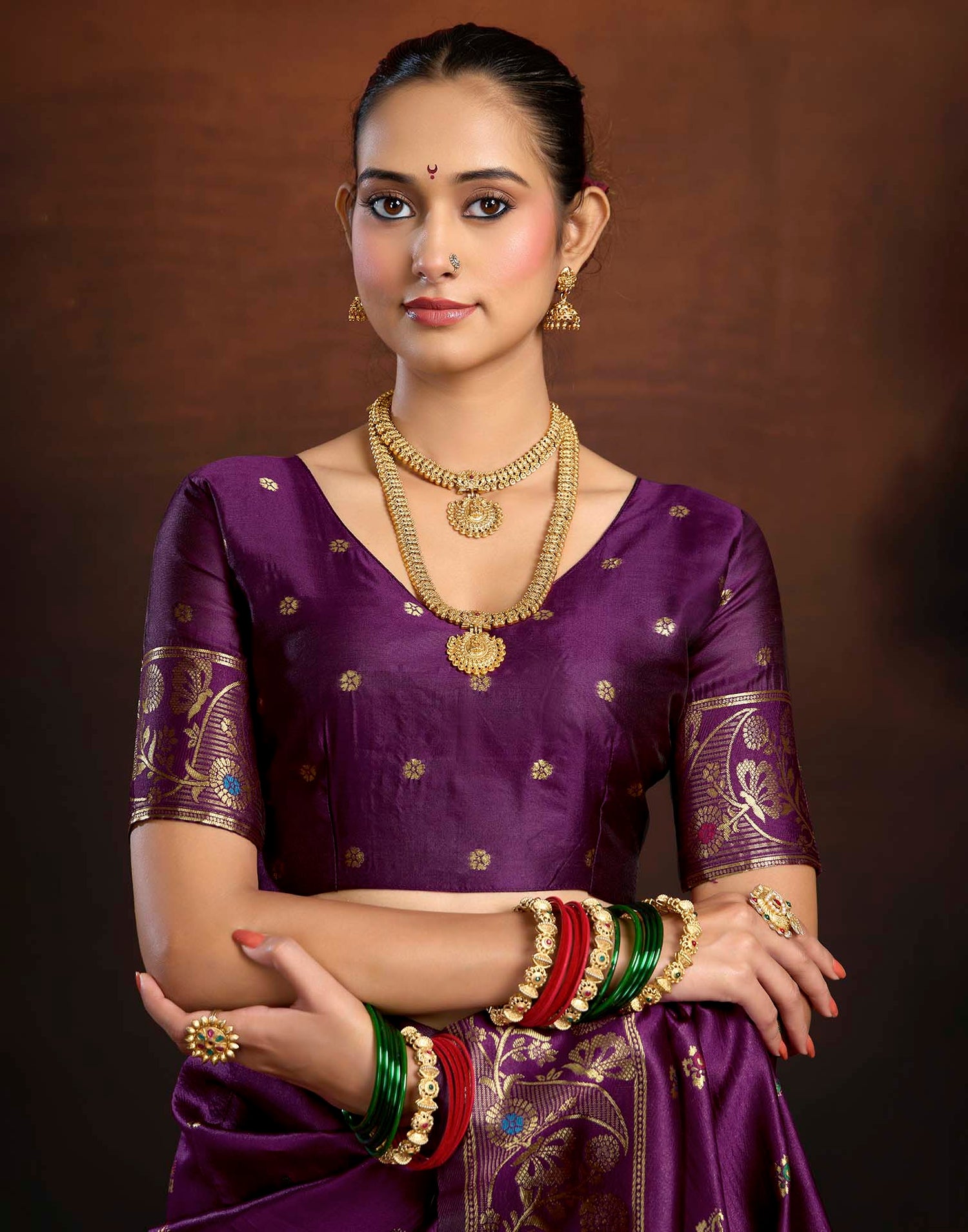 Lemon Green Silk Woven Paithani Saree