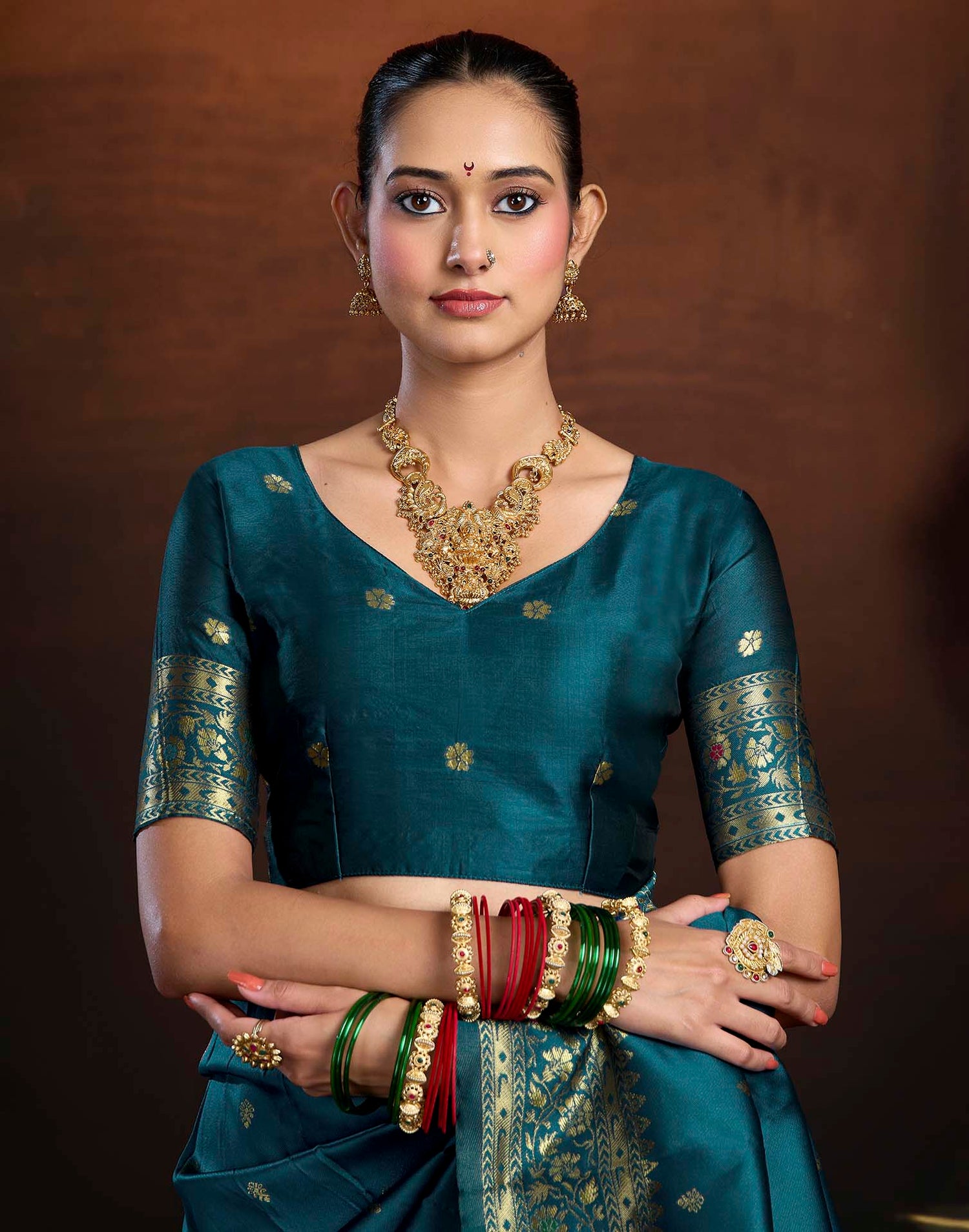 Blue Silk Woven Paithani Saree