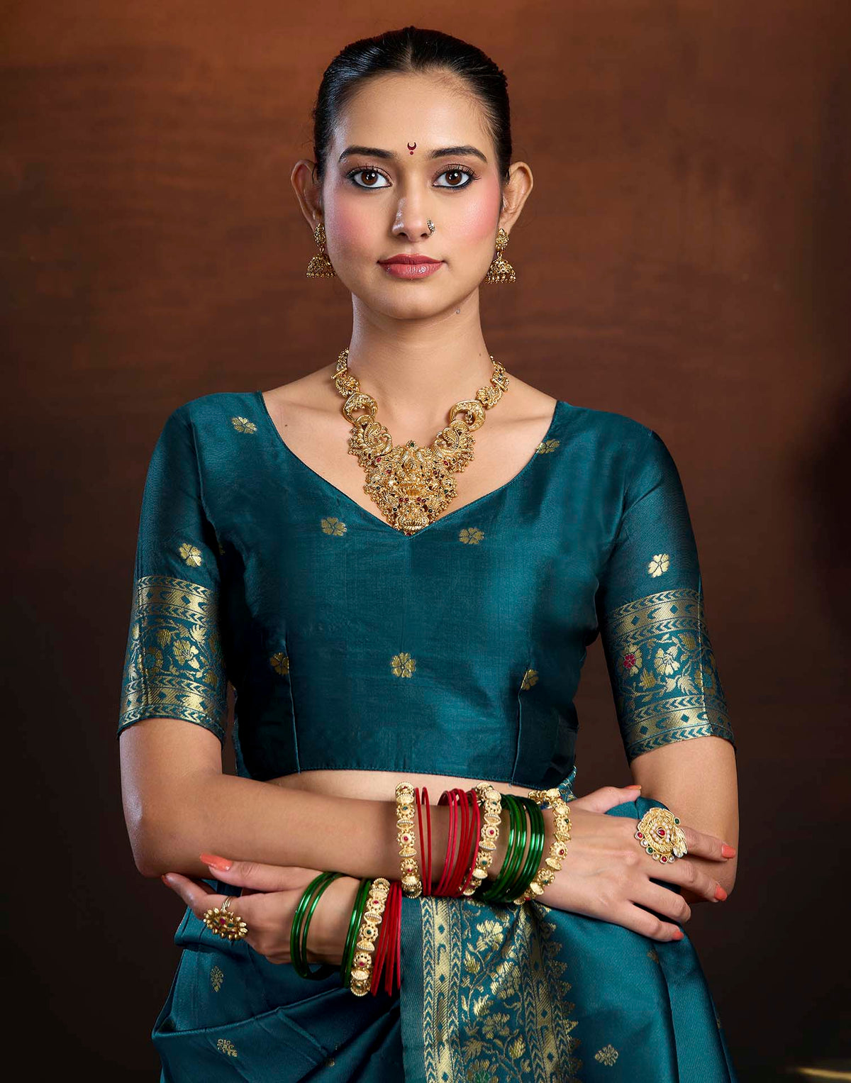 Blue Silk Woven Paithani Saree