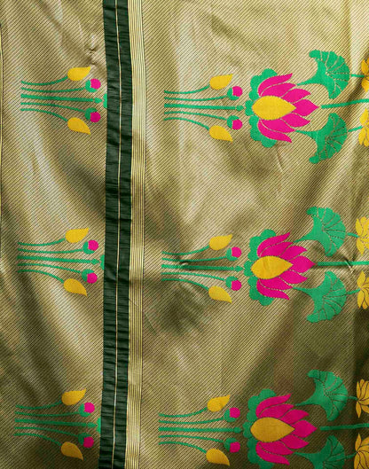 Green Silk Woven Paithani Saree