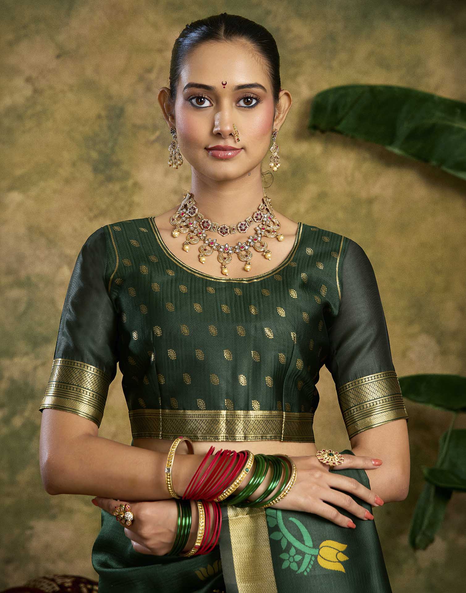 Green Silk Woven Paithani Saree