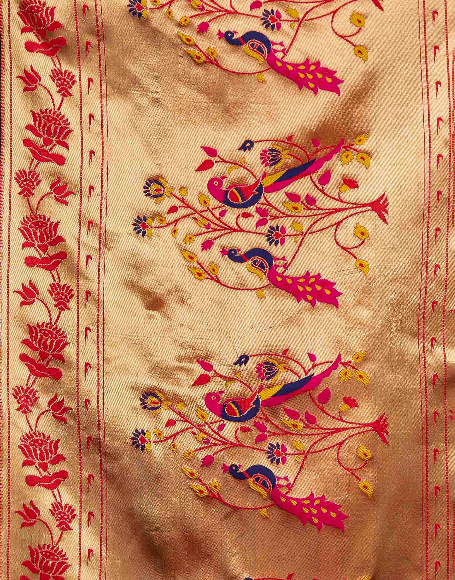 Black Silk Woven Paithani Saree