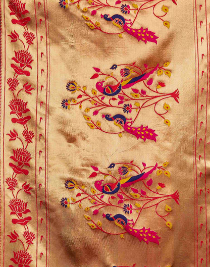 Black Silk Woven Paithani Saree