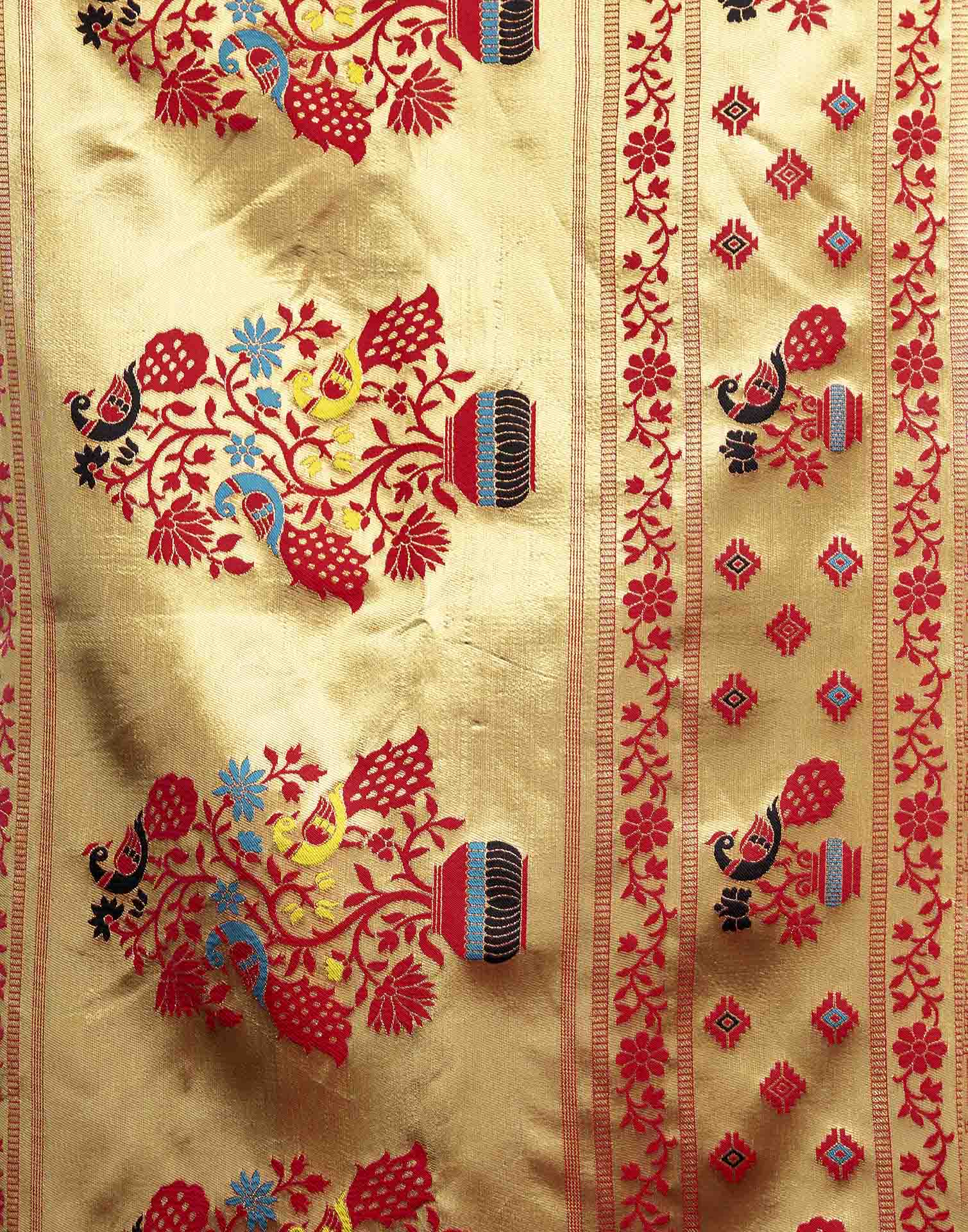 Black Silk Woven Paithani Saree