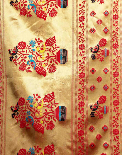 Black Silk Woven Paithani Saree