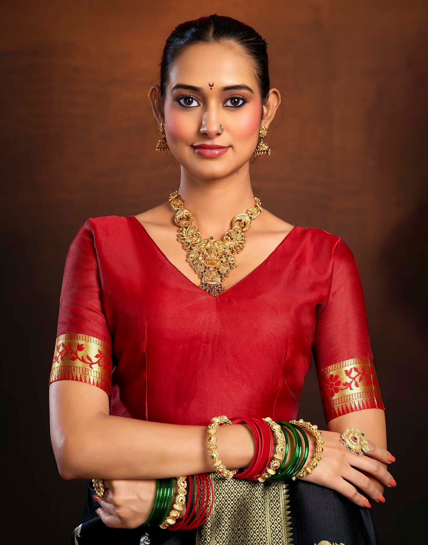 Black Silk Woven Paithani Saree