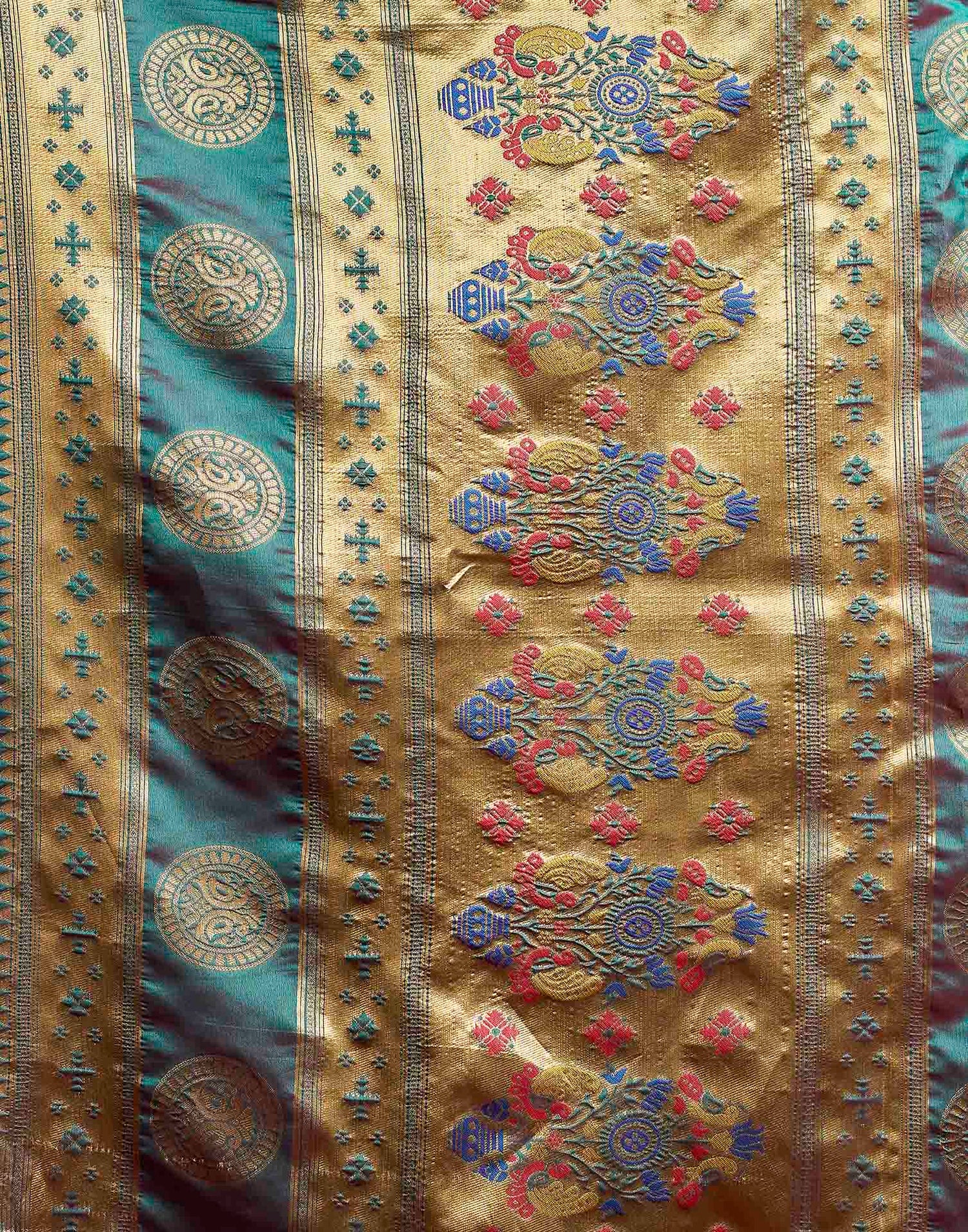 Pink Silk Woven Paithani Saree