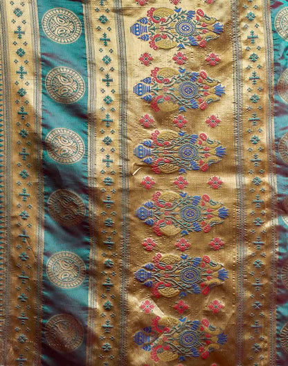 Pink Silk Woven Paithani Saree