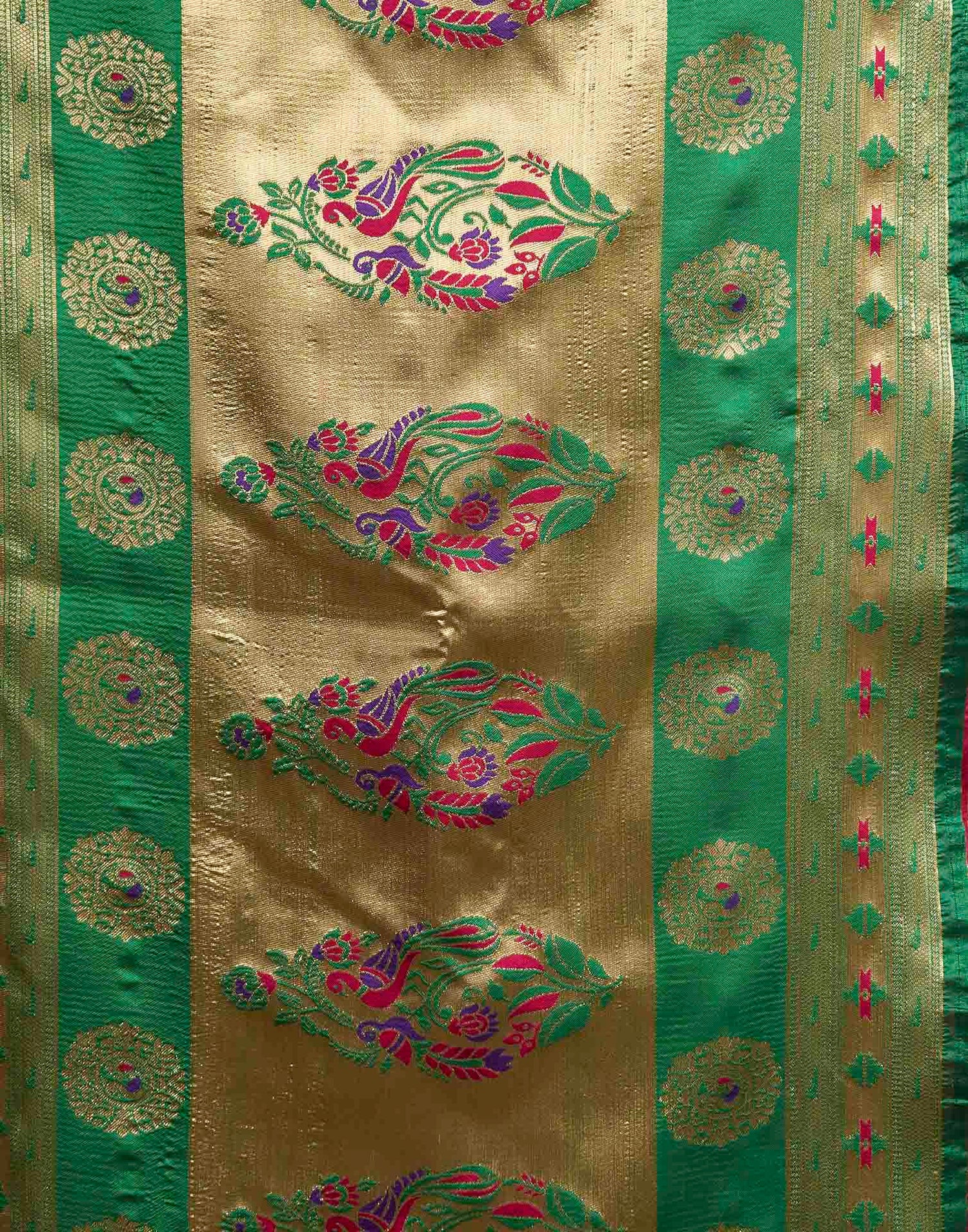Pink Silk Woven Paithani Saree