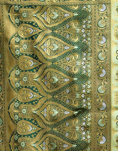 Light Green Silk Woven Patola Saree