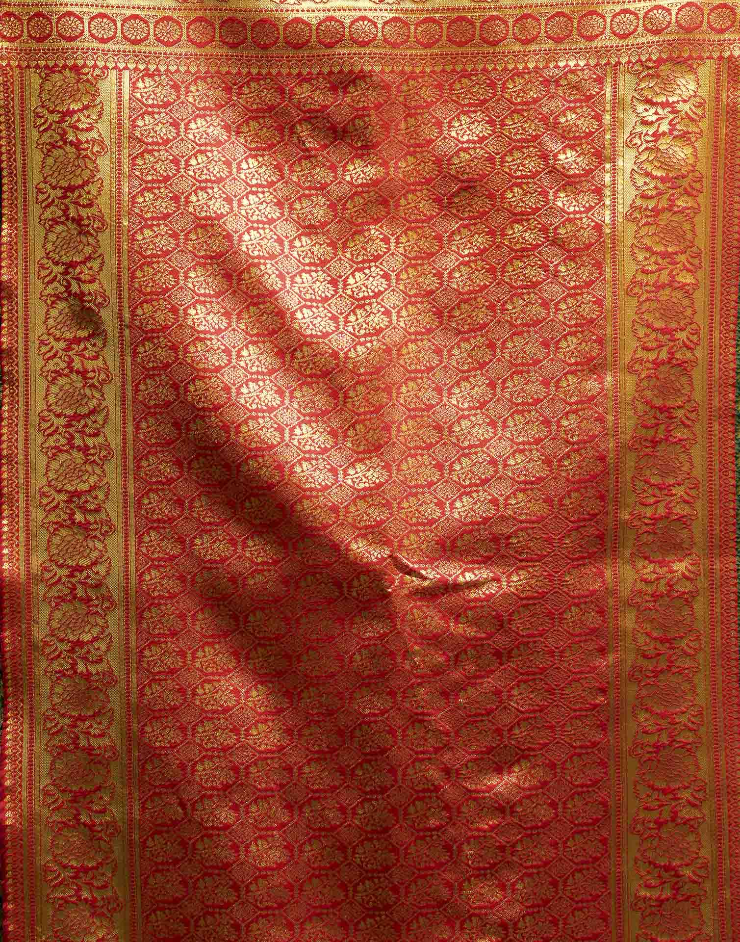 Green Silk Woven Banarasi Saree