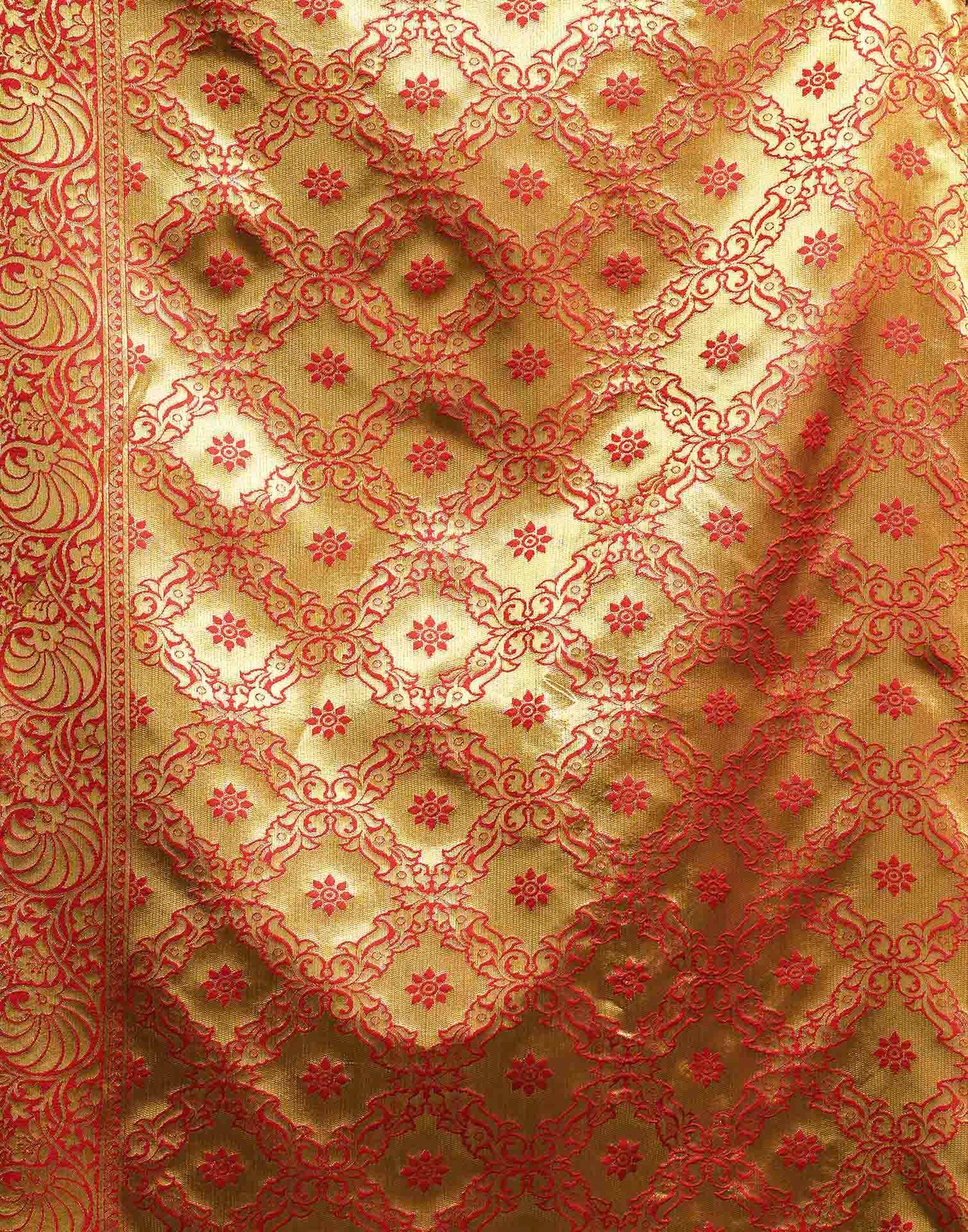 Green Silk Woven Banarasi Saree