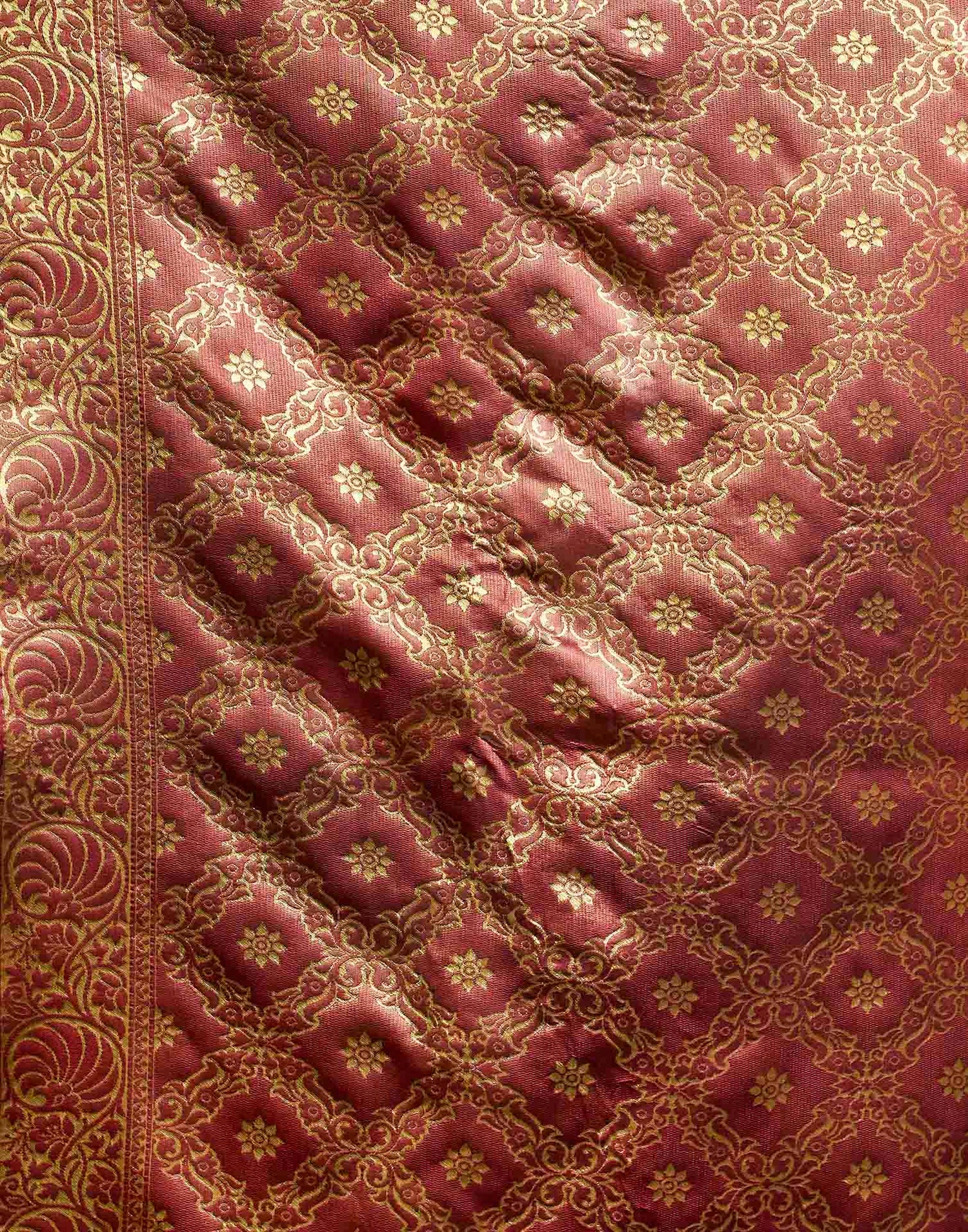 Parrot Green Silk Woven Banarasi Saree