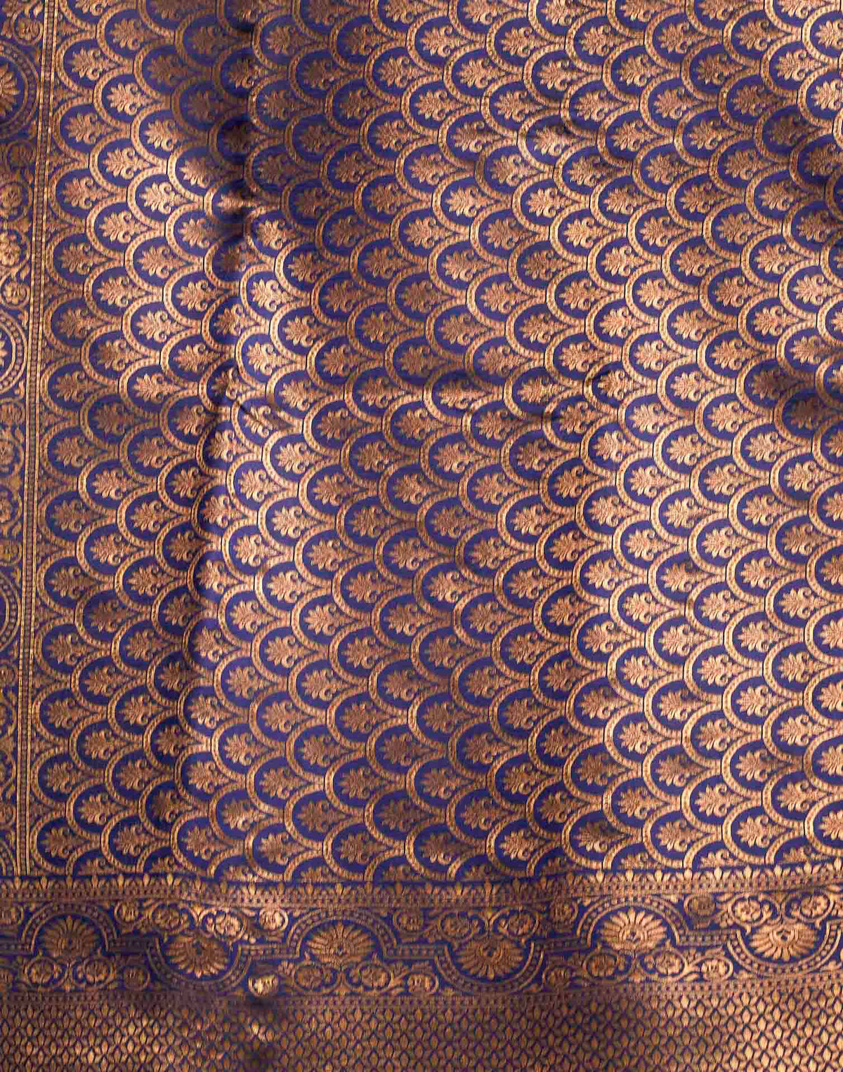 Grey Silk Woven Banarasi Saree