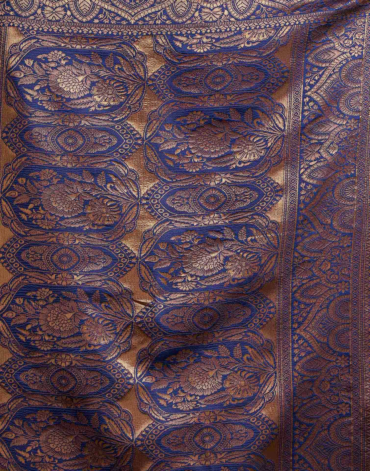 Rani Pink Silk Woven Banarasi Saree