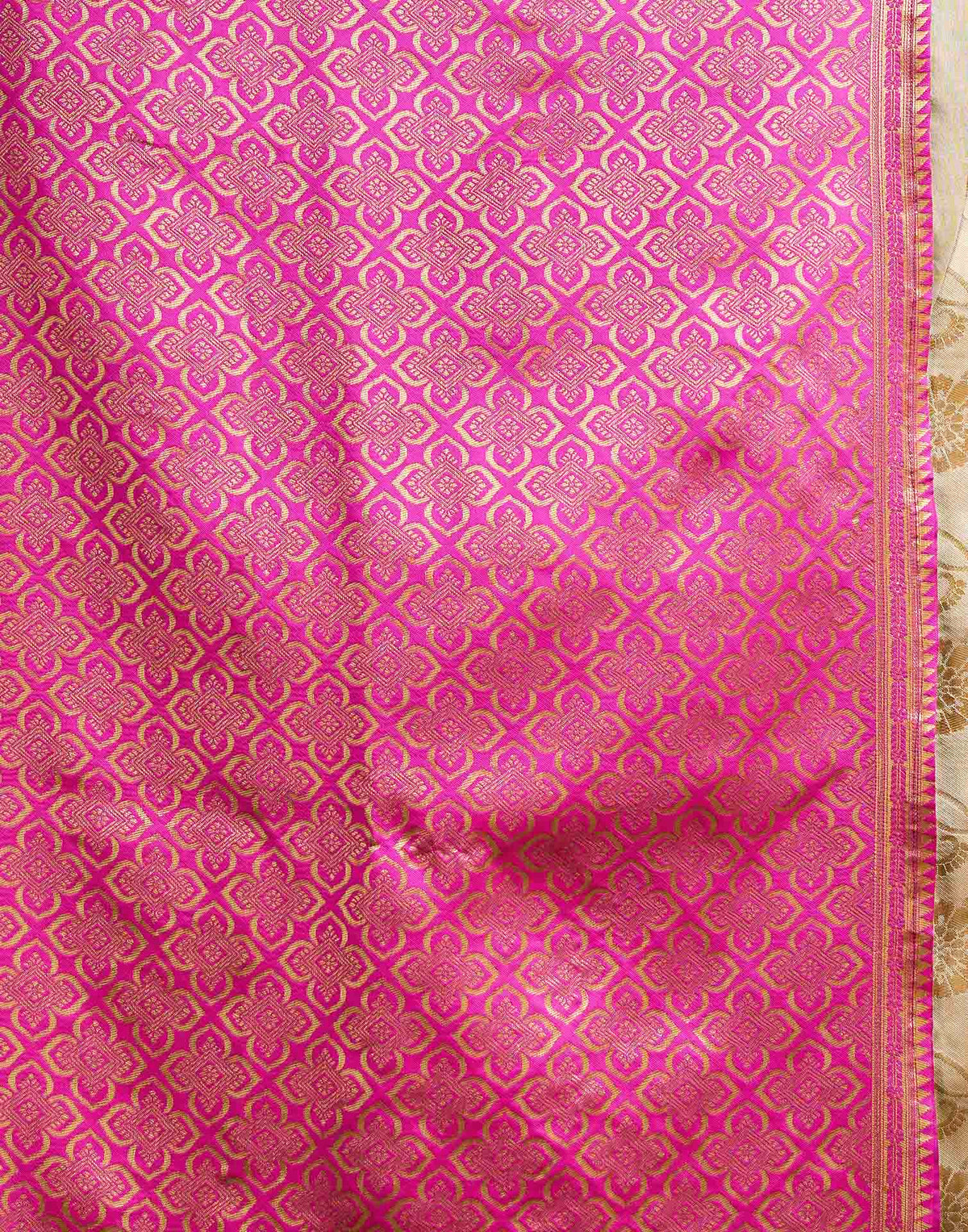 Off White Silk Woven Banarasi Saree
