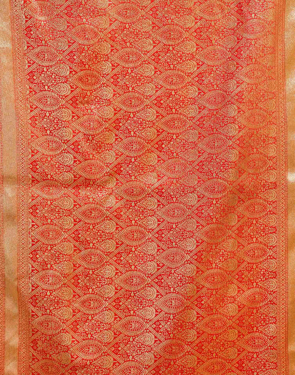Light Yellow Silk Woven Banarasi Saree