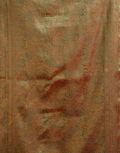 Turmeric Yellow Silk Woven Banarasi Saree