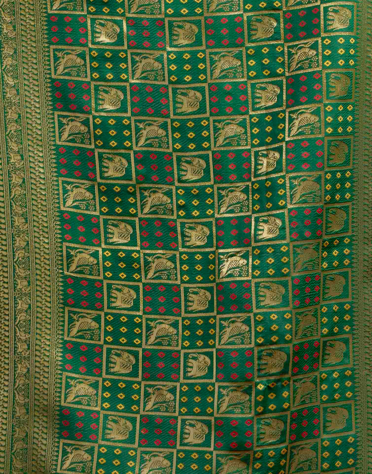 Red Silk Woven Patola Saree