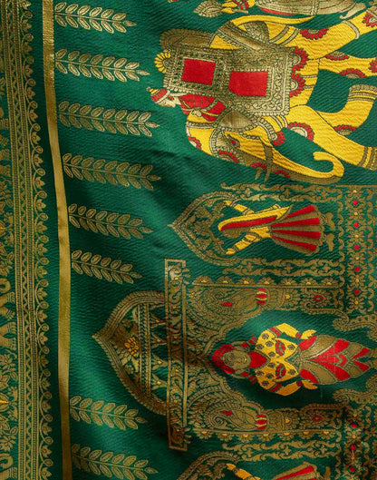 Red Silk Woven Patola Saree