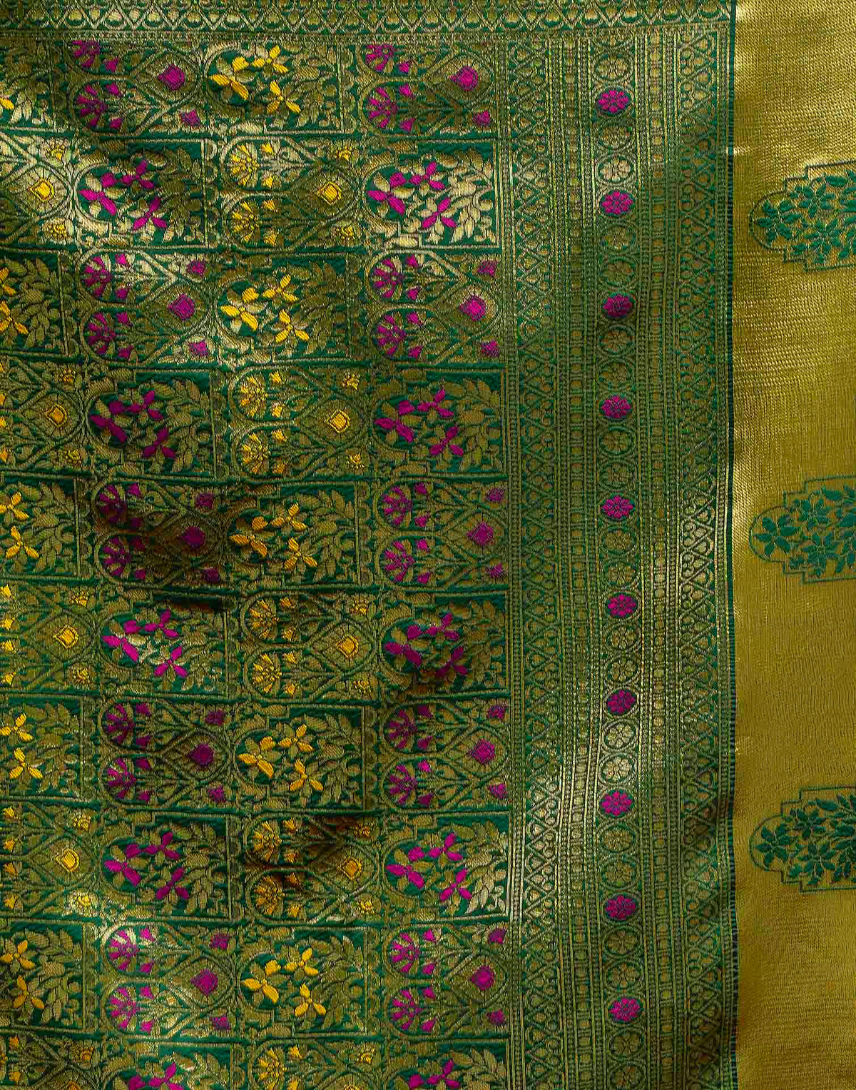 Purple Silk Woven Banarasi Saree
