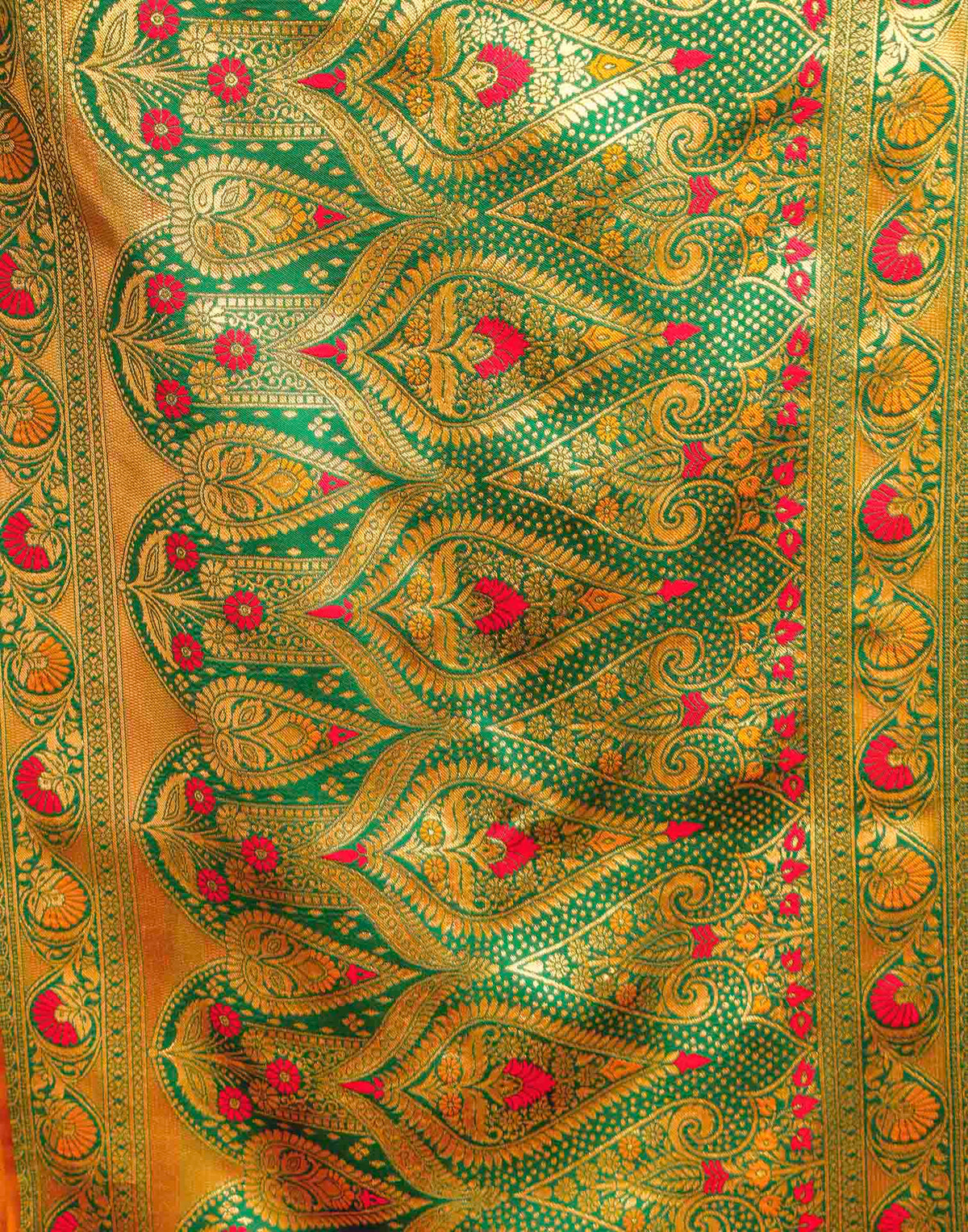 Turmeric Yellow Silk Woven Patola Saree