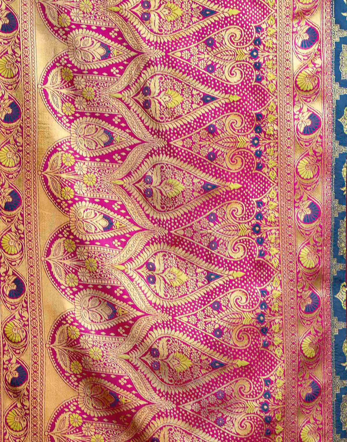 Royal Blue Silk Woven Patola Saree