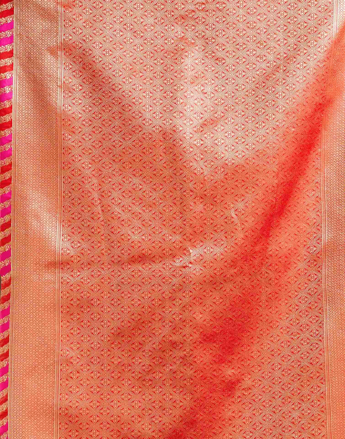 Red Silk Woven Banarasi Saree