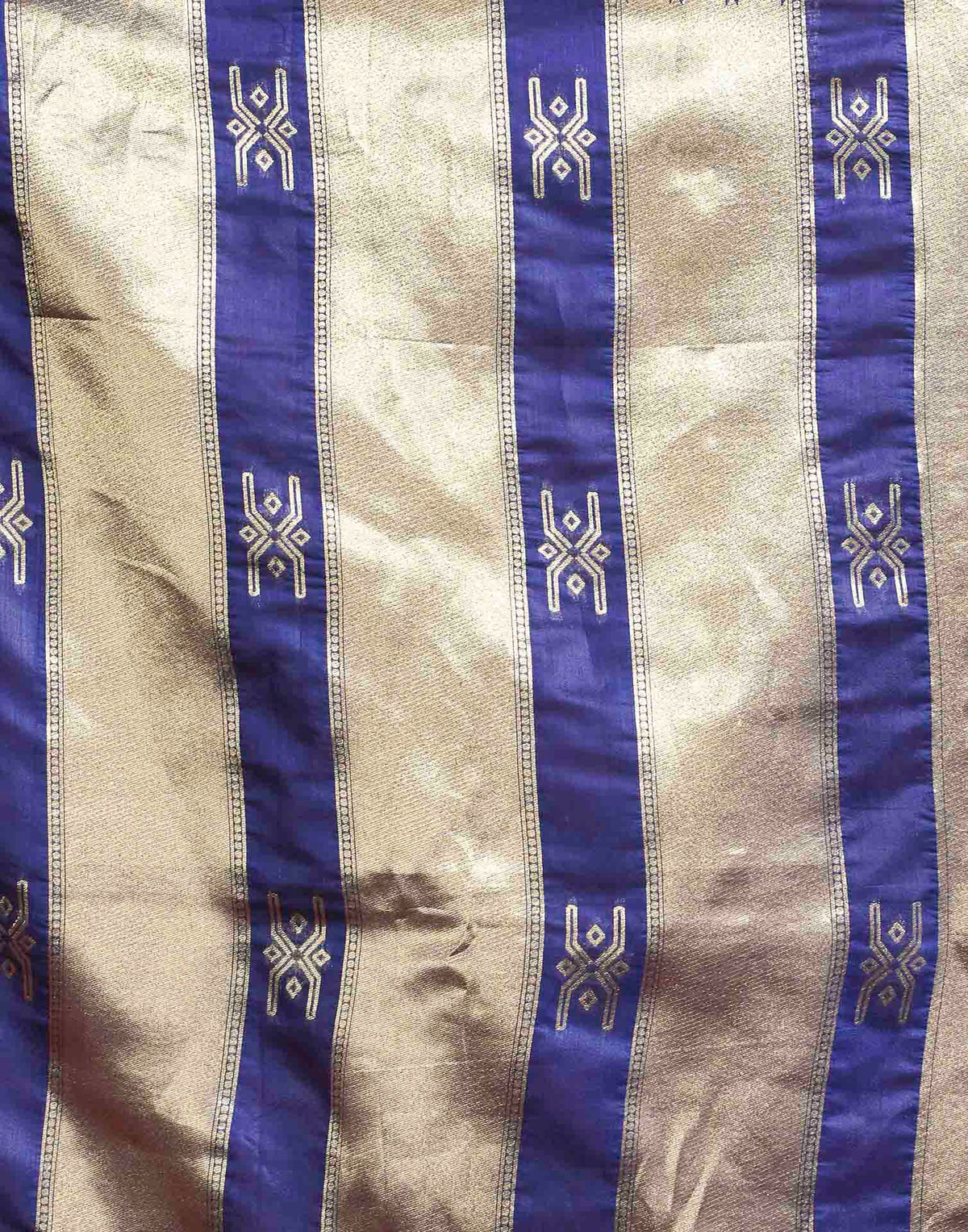 Purple Cotton Woven Printed Saree