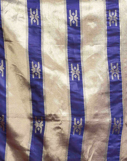 Purple Cotton Woven Printed Saree
