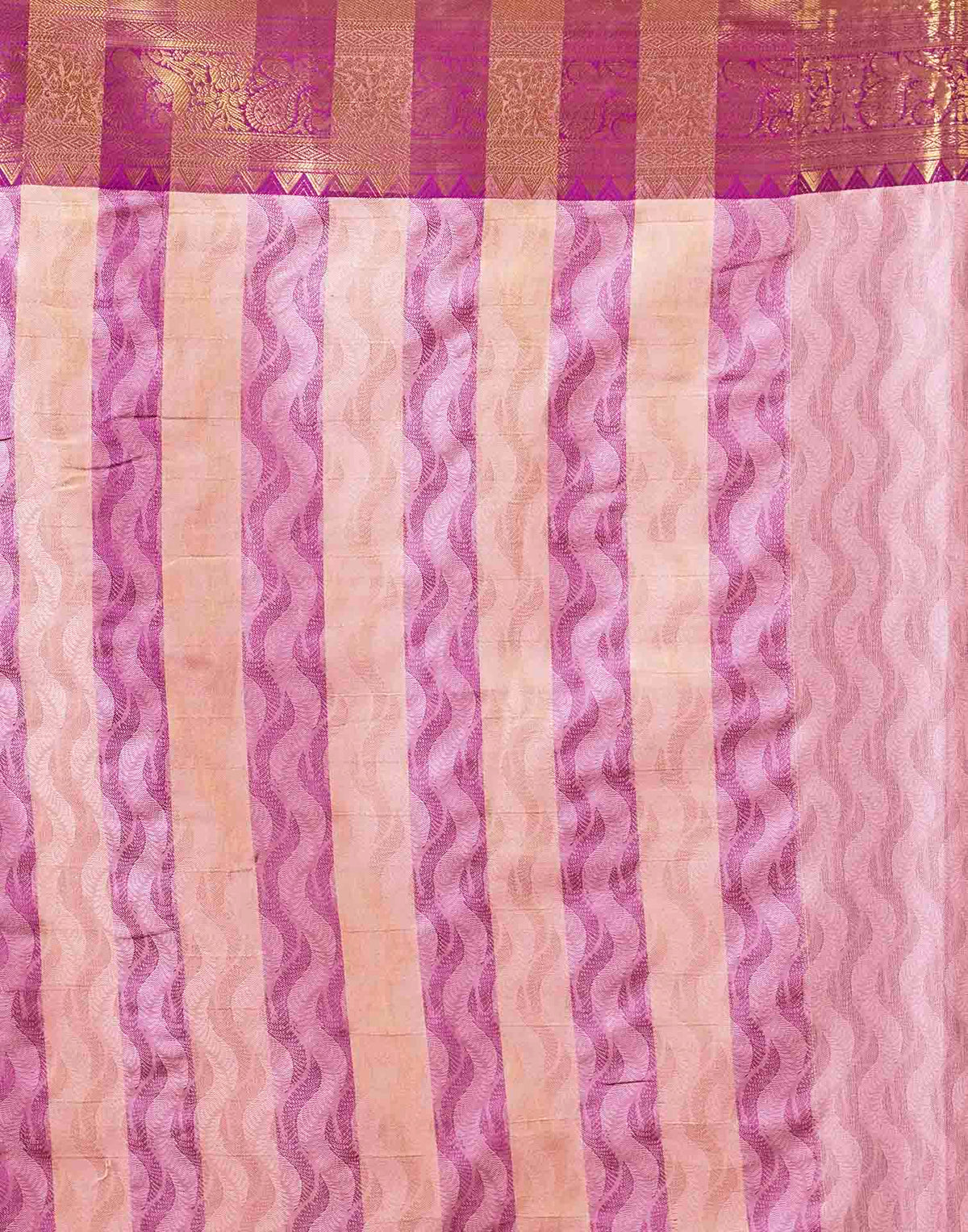 Light Purple Silk Woven Kanjivaram Saree