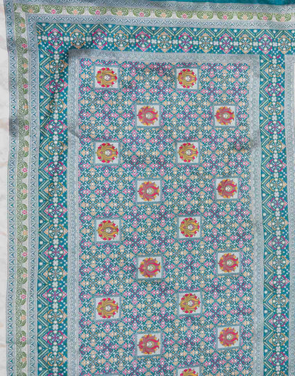 Crean Silk Woven Banarasi Saree