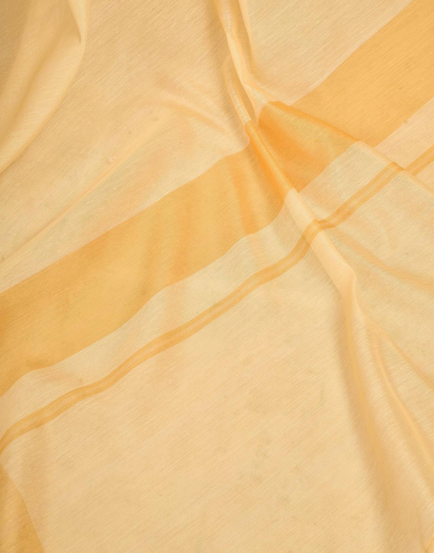 Ready To Wear Beige Linen Printed Saree