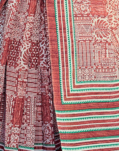 Ready to Wear Multicoloured Cotton Printed Saree