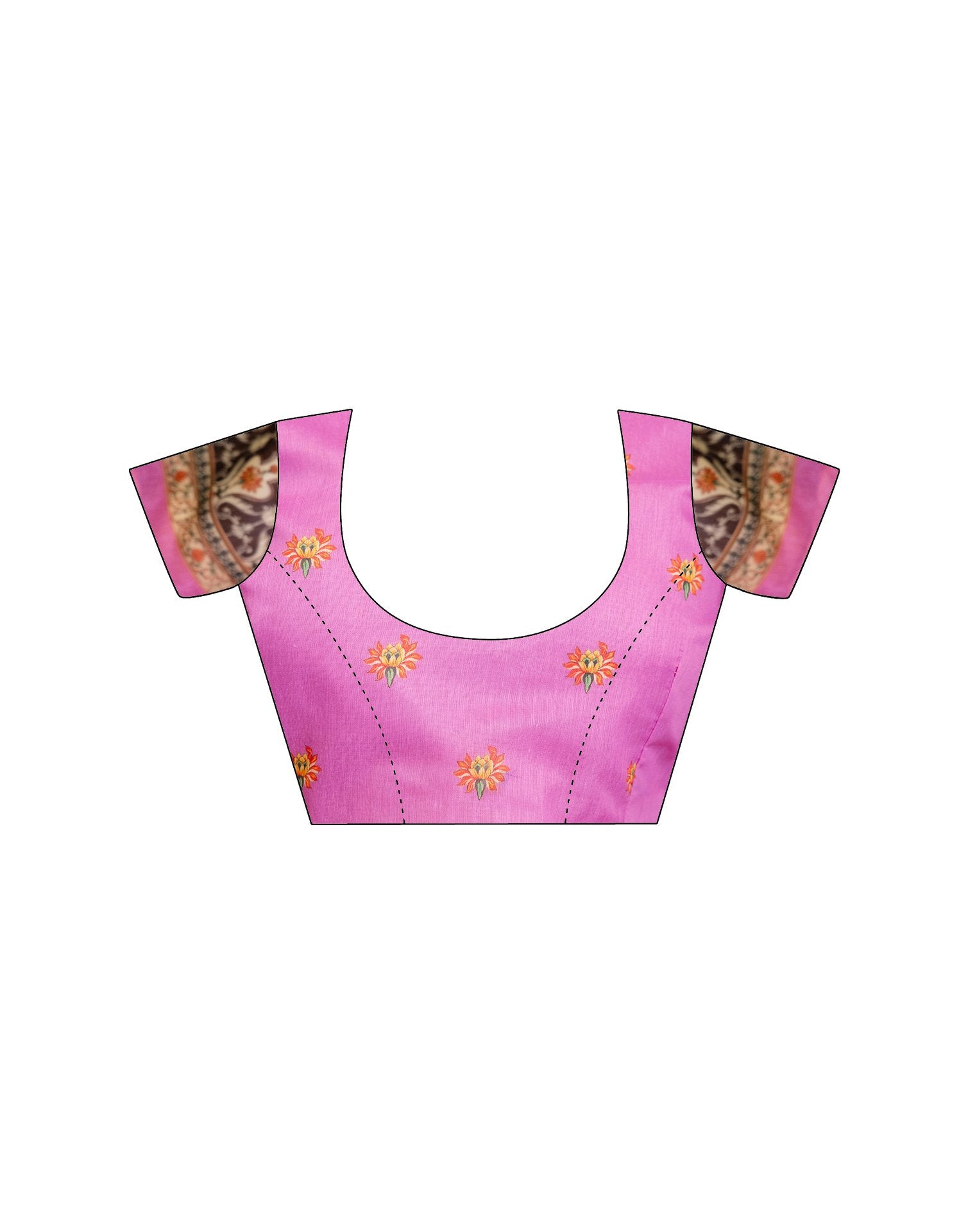 Ready To Wear Light Yellow Linen Printed Saree