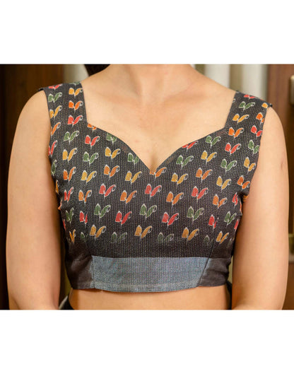 Ready To Wear Yellow Cotton Printed Saree