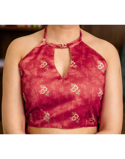 Ready To Wear Beige Silk Kalamkari Printed Saree