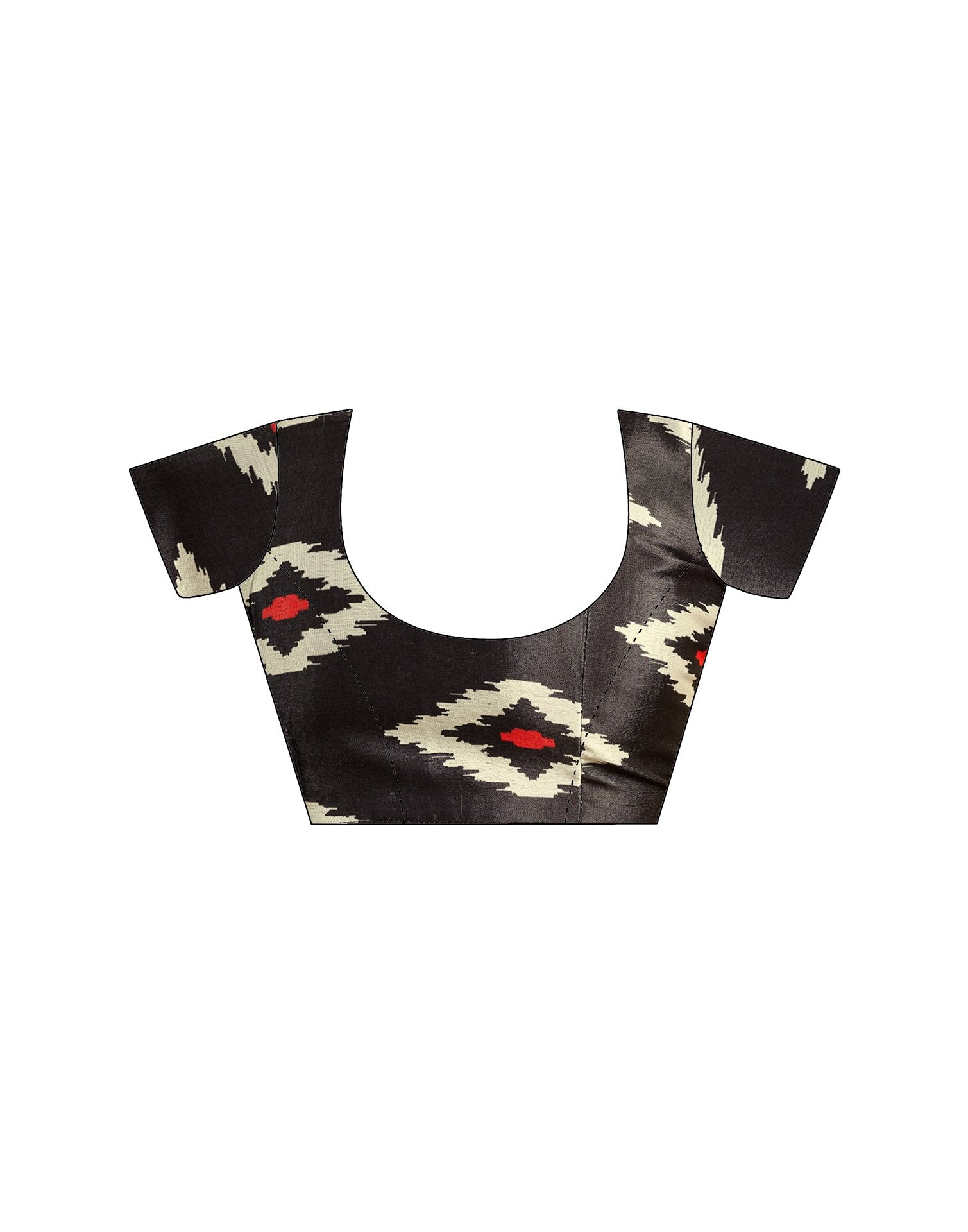 Ready To Wear Beige Chinnon Printed Saree