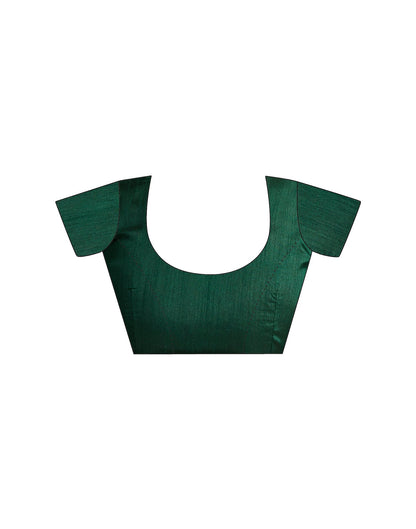 Ready To Wear Sage Green Chinnon Floral Printed Saree