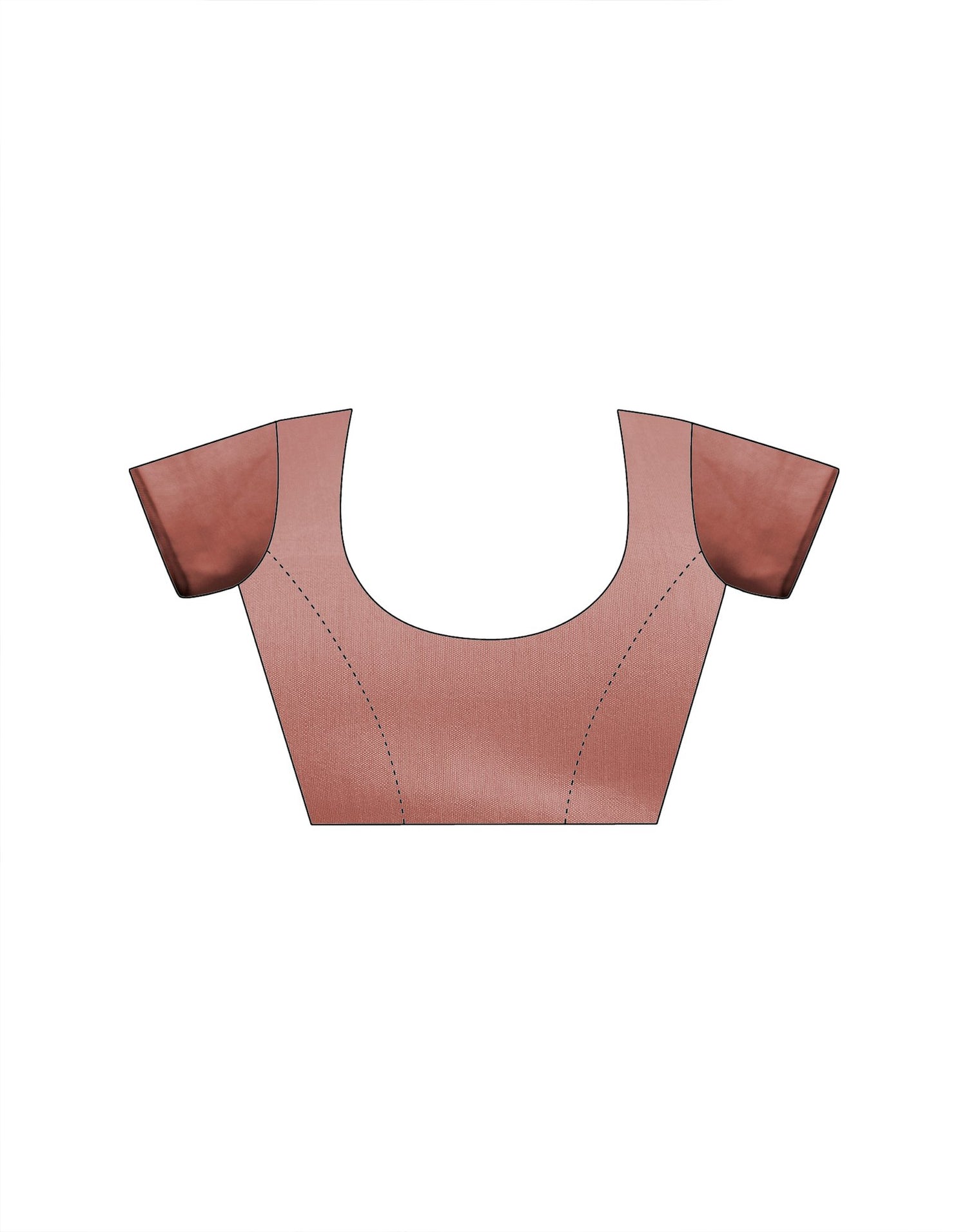 Ready To Wear Dusty Rose Pink Chinnon Floral Printed Saree