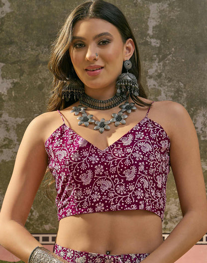 Ready To Wear Lime Green Cotton Printed Saree