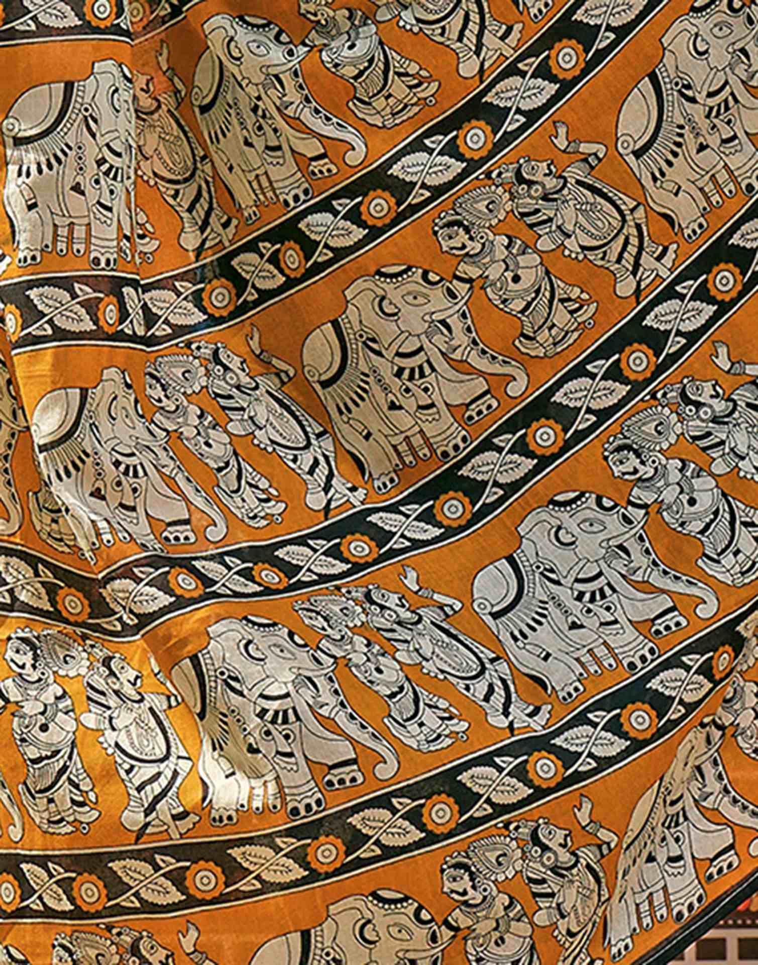 Ready To Wear Blue Cotton Printed Saree